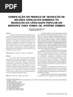 VERIFICAÇÃO DO MODELO DE TRADUÇÃO DE HELOISA BARBOSA