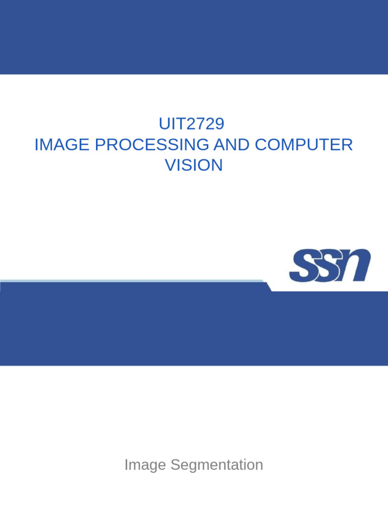 Image Segmentation Techniques Overview | PDF | Image Segmentation ...
