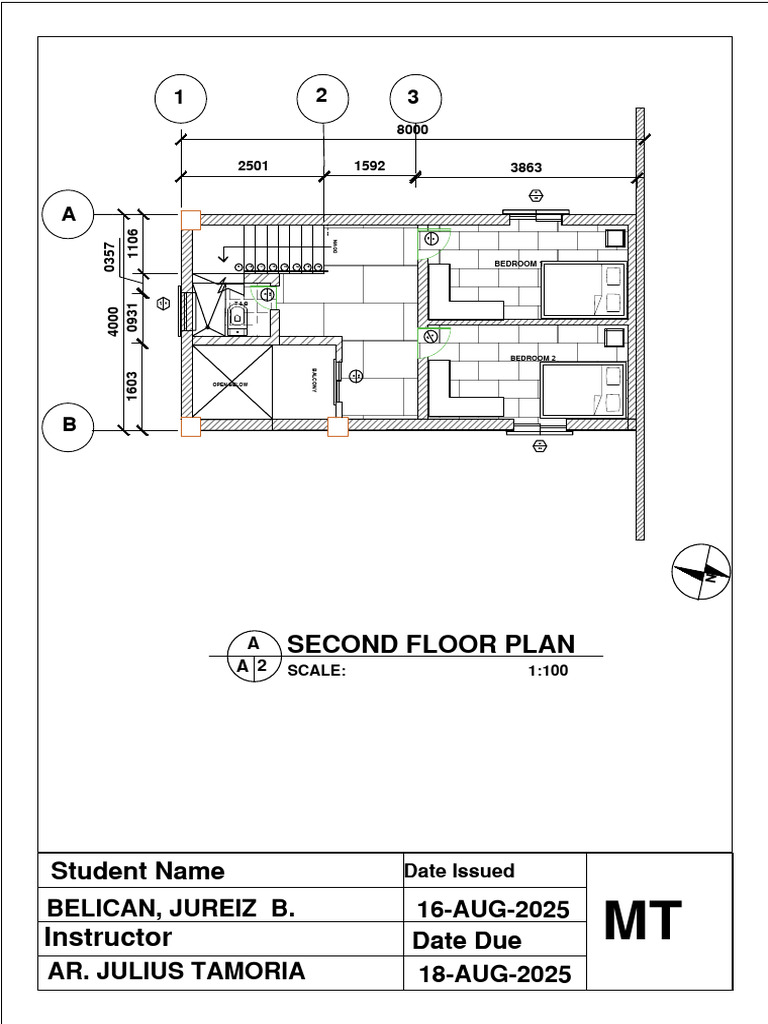 Second Floor Plan Layout Details | PDF