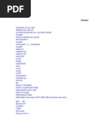 Pdms Commands