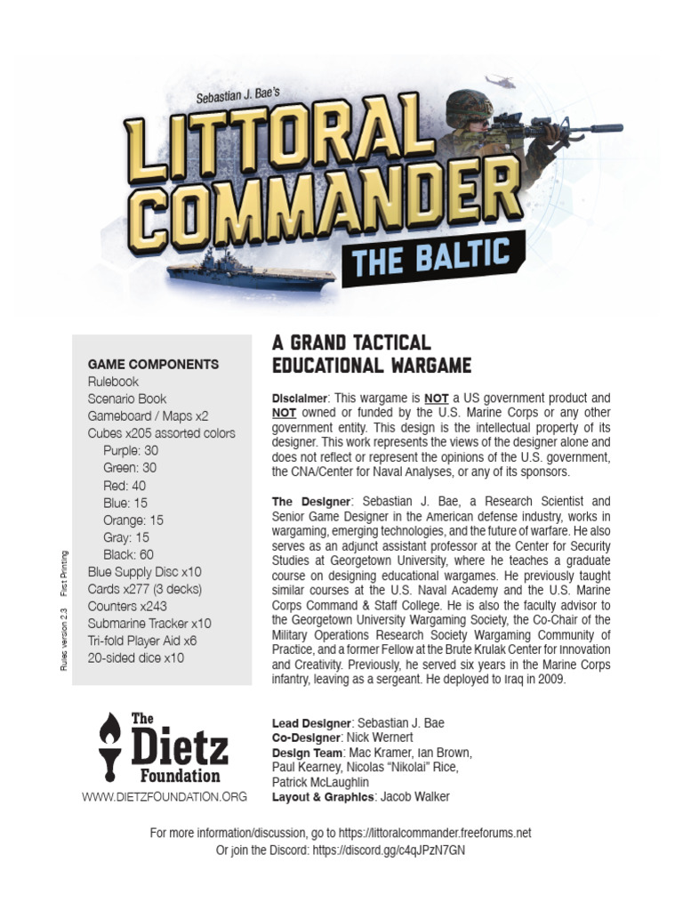 Littoral Commander: Baltic Wargame Guide | PDF | United States Marine ...