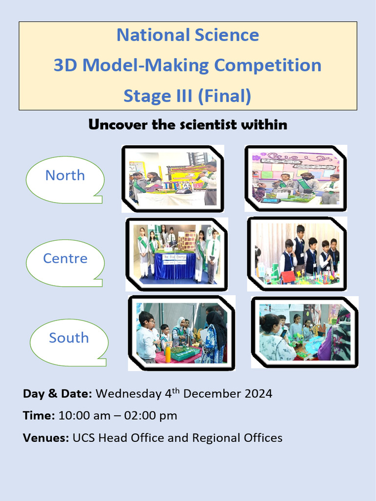 3D Model-Making Competition 2024 | PDF