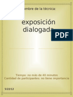 Xposicion Dialogada