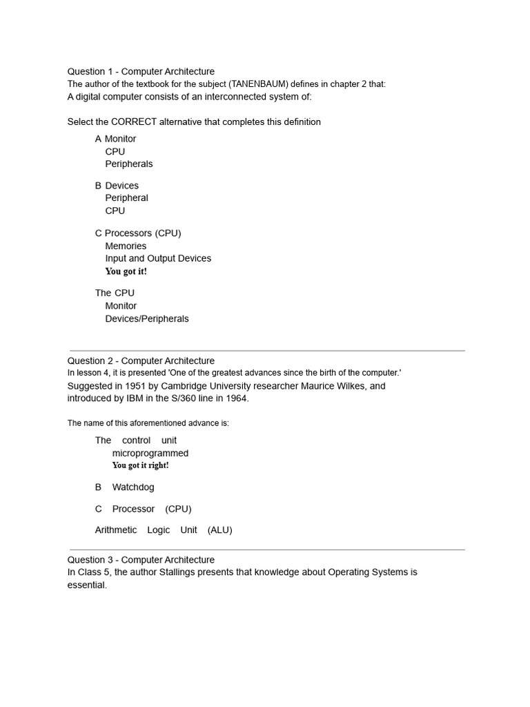 APOLS Computer Architecture | PDF | Central Processing Unit | Parallel ...