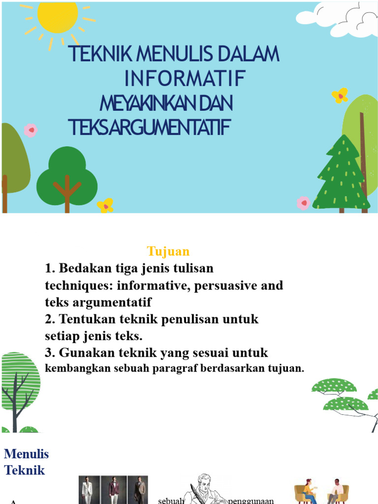 Teknik Penulisan: Informatif & Persuasif | PDF
