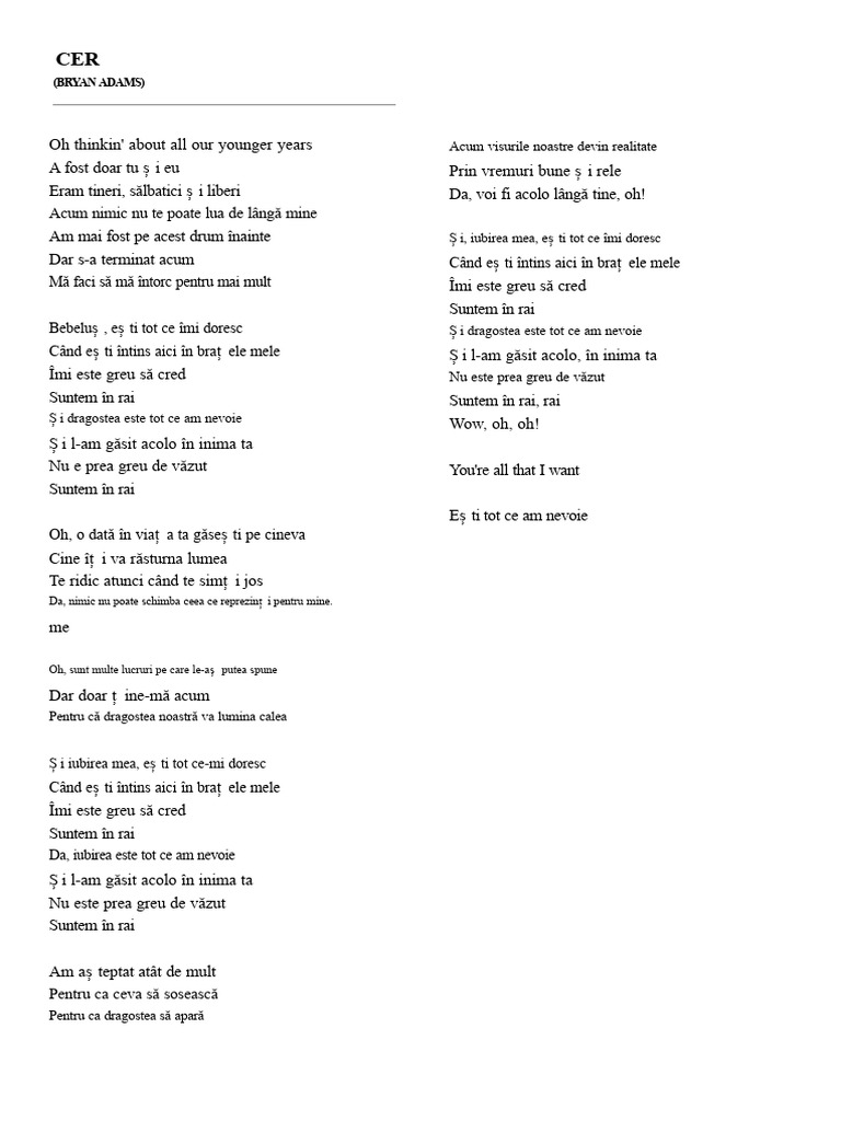 Raiul (Versuri) | PDF
