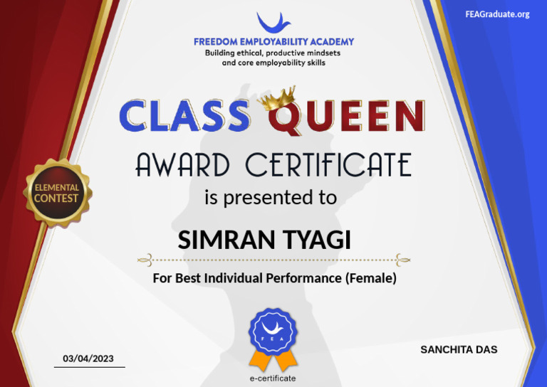 Class Queen | PDF