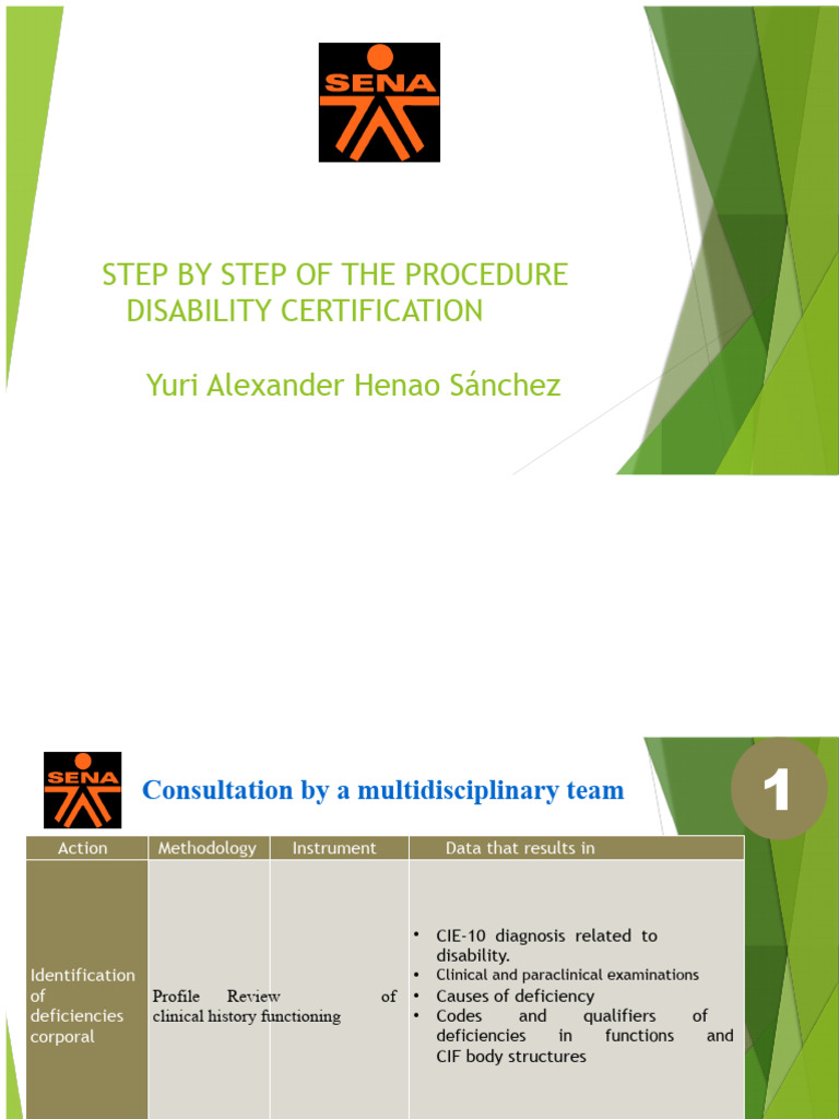 Disability Certification Procedure Guide | PDF