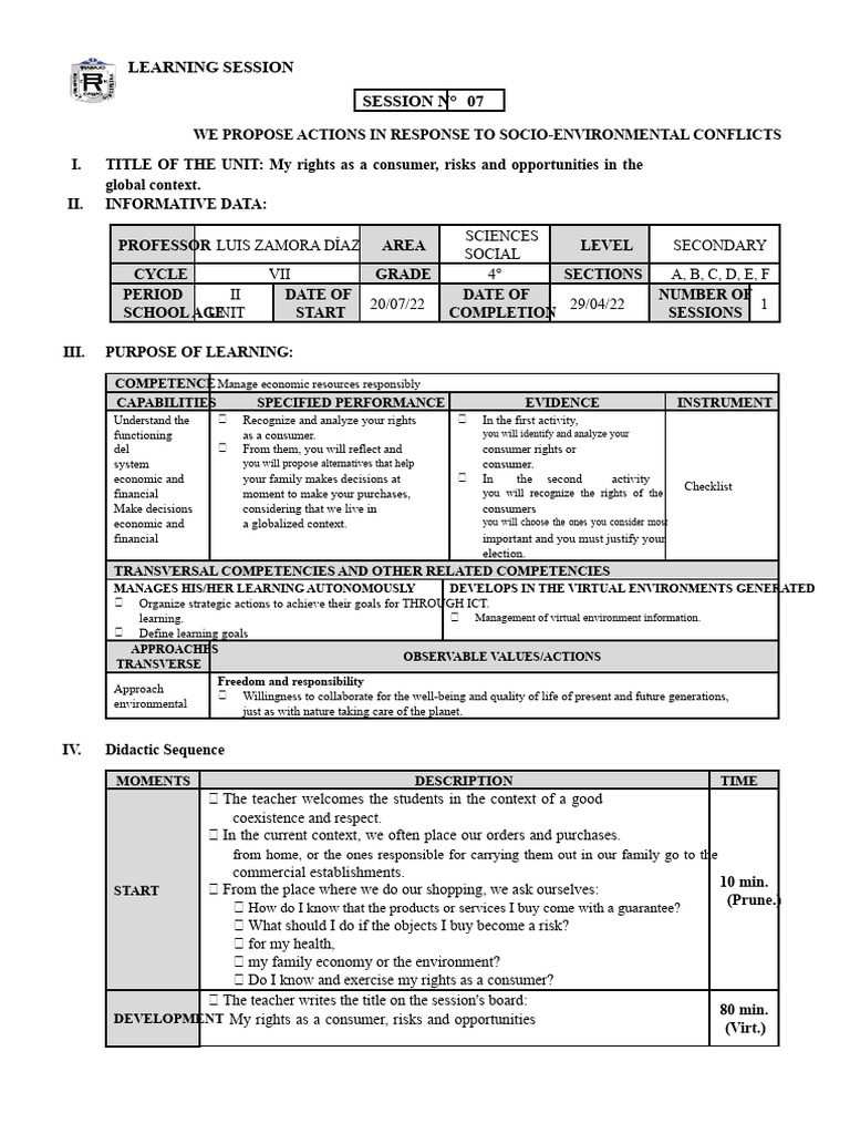CONSUMER RIGHTS 4TH YEAR | PDF | Economies