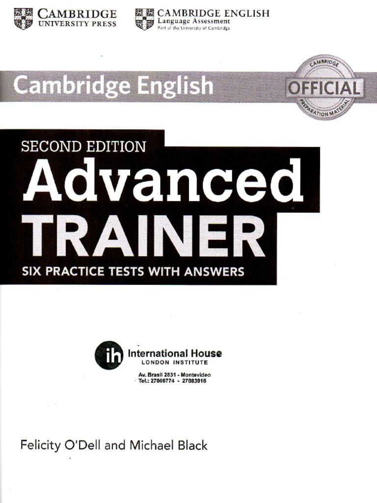 Ce Official Second Edition Advanced Trainer Six Practice Tests With ...