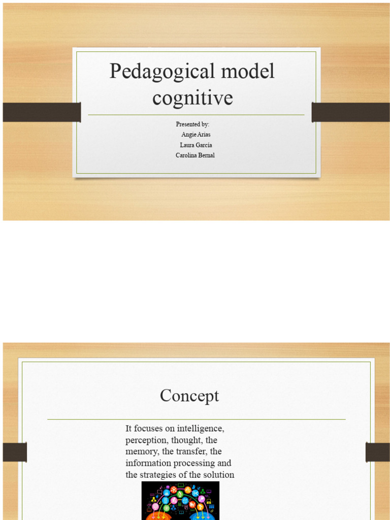 Cognitive Pedagogical Model | PDF