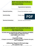 Customer Acquisition & Retention