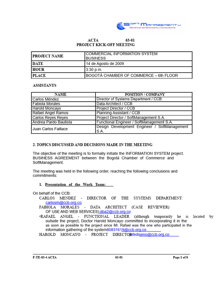 63 - 01 Act of Starting The Project | PDF | Version Control | Computing
