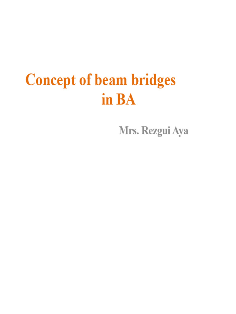 Beam Bridge Design and Load Analysis | PDF | Concrete | Beam (Structure)