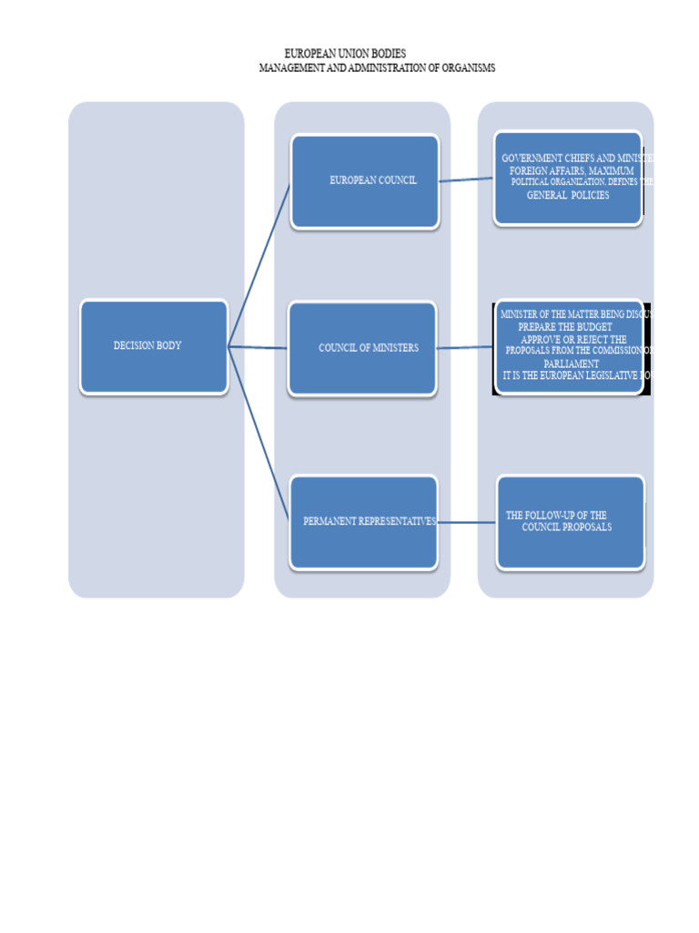 Overview of European Union Bodies | PDF | European Commission ...