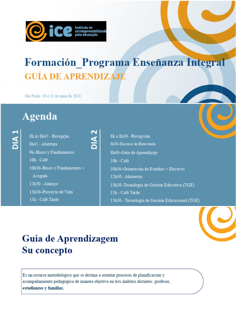 Guía de Aprendizaje y Orientación Educativa | PDF | Plan de estudios ...