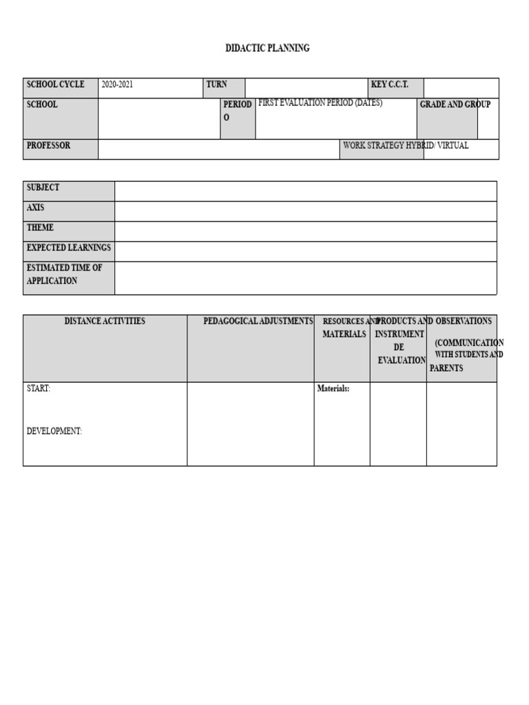 Didactic Planning for Mesoamerican History | PDF | Pedagogy | Communication