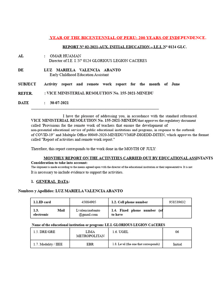 Education Auxiliary Report | PDF