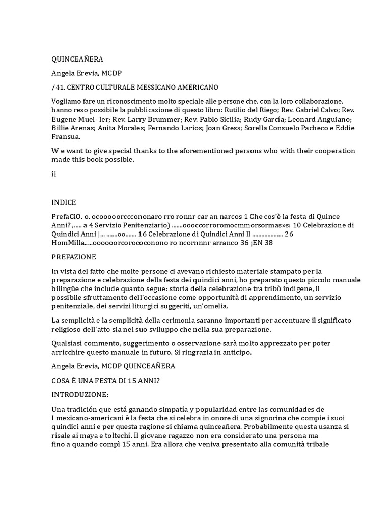 QUINCEANERA | PDF