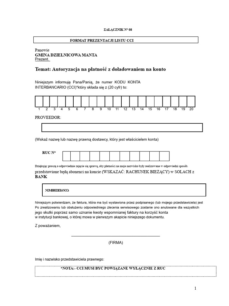 Format Cci | PDF