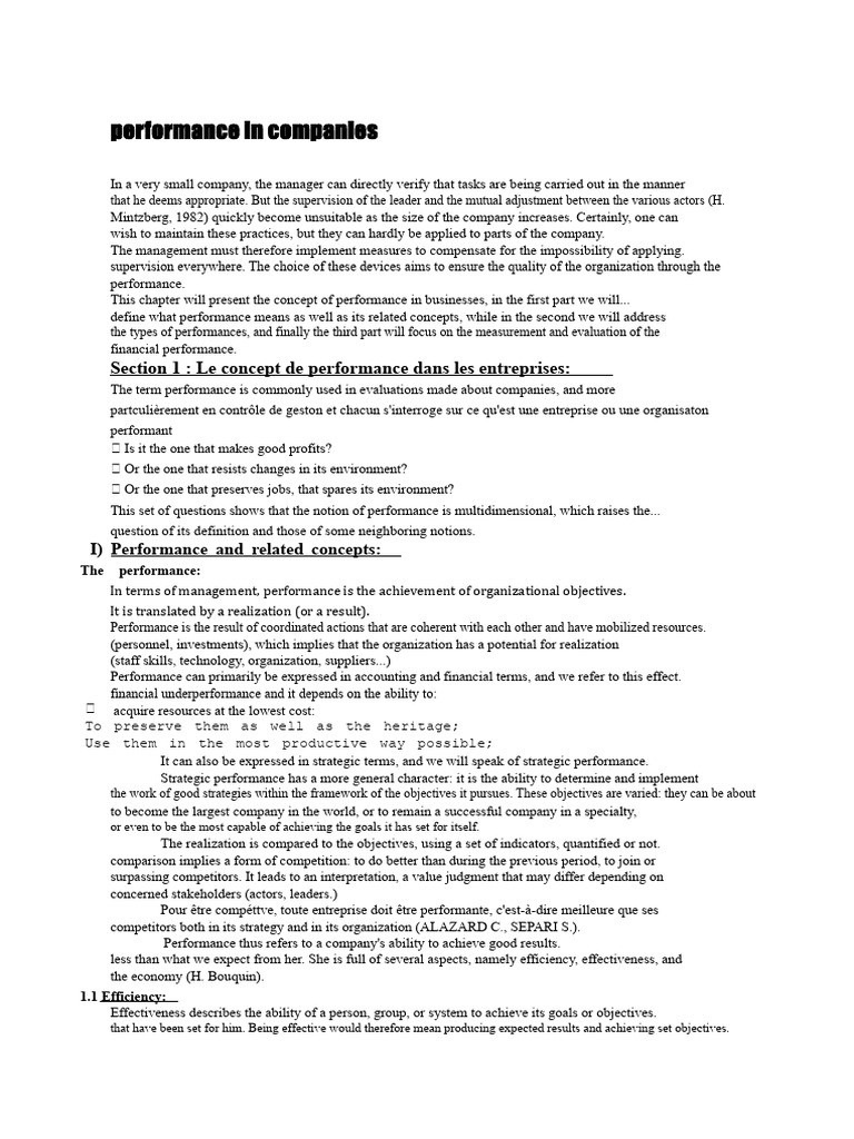 Understanding Business Performance Metrics | PDF | Equity (Finance ...