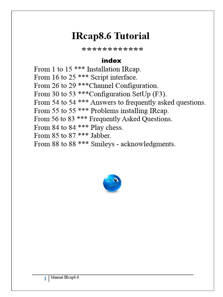 IRcap 8.6 Installation Guide | PDF | Computing | Software