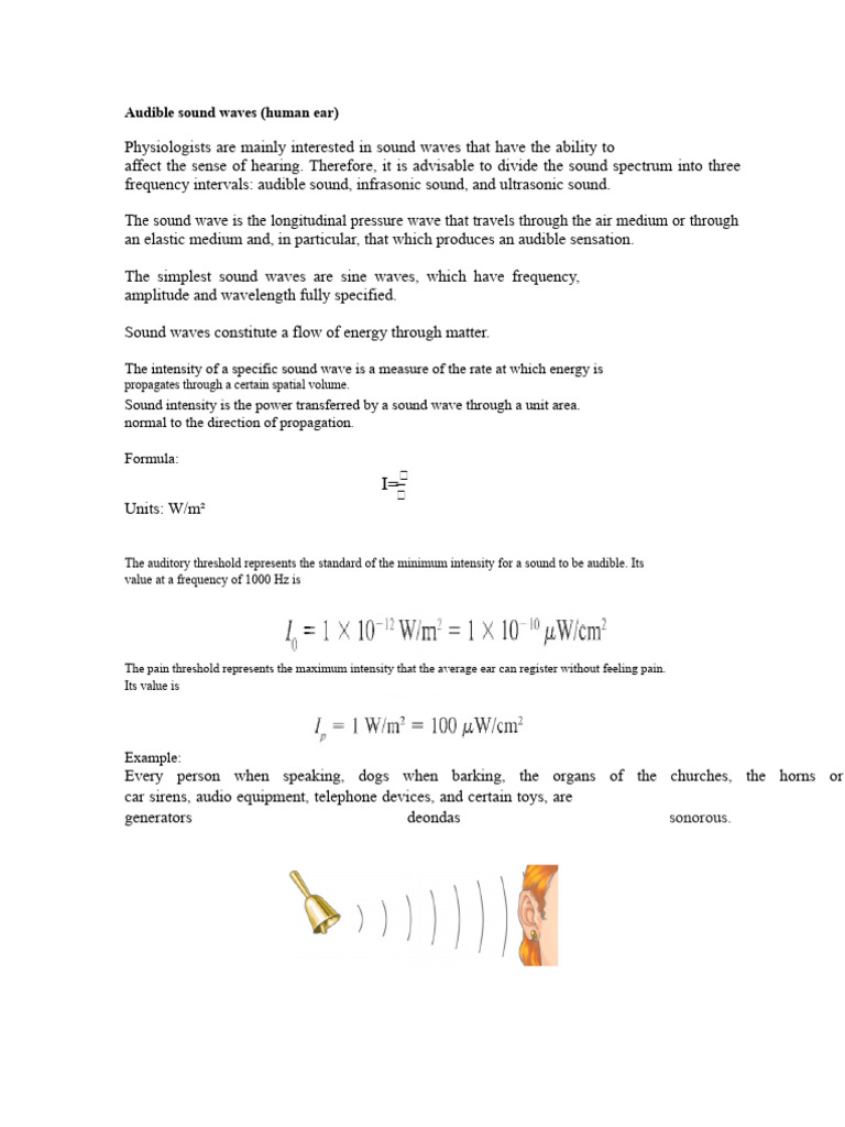 Understanding Audible Sound Waves | PDF | Sound | Waves