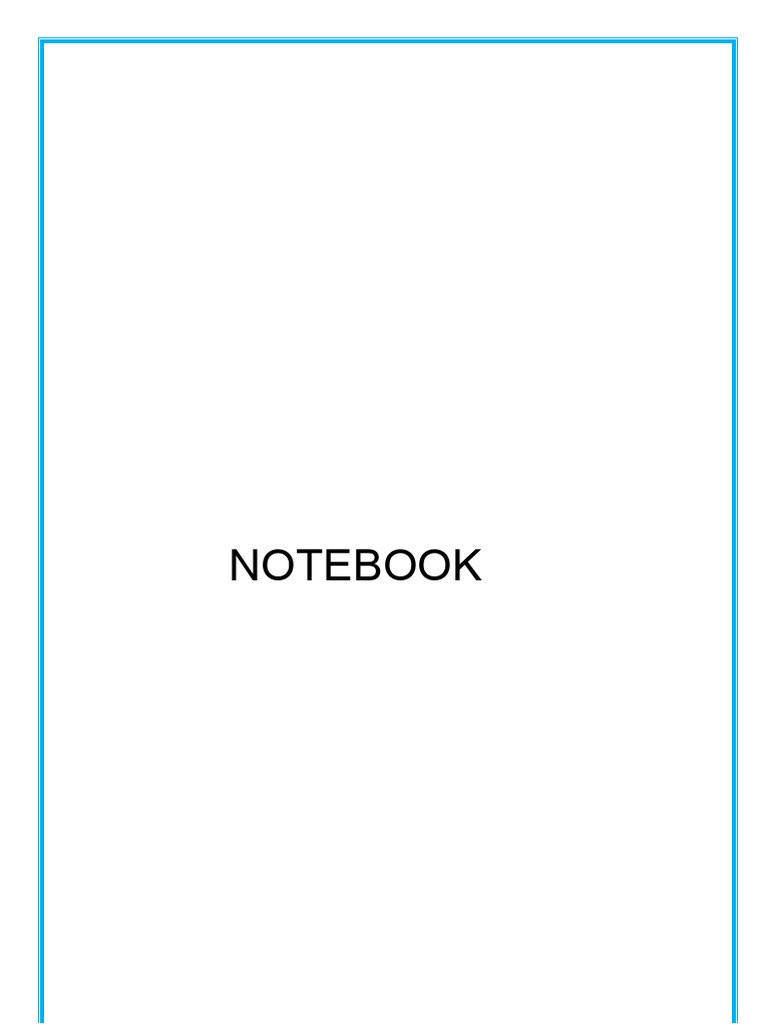 NOTEBOOK | PDF | Noun | Language Mechanics