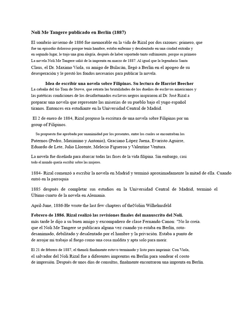 Rizal Final | PDF