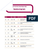 Social Program 2012