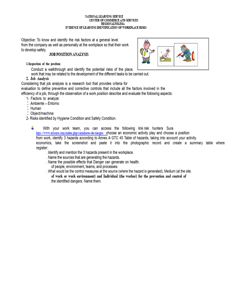 Workplace Risk Identification Guide Pdf Risk Occupational Safety