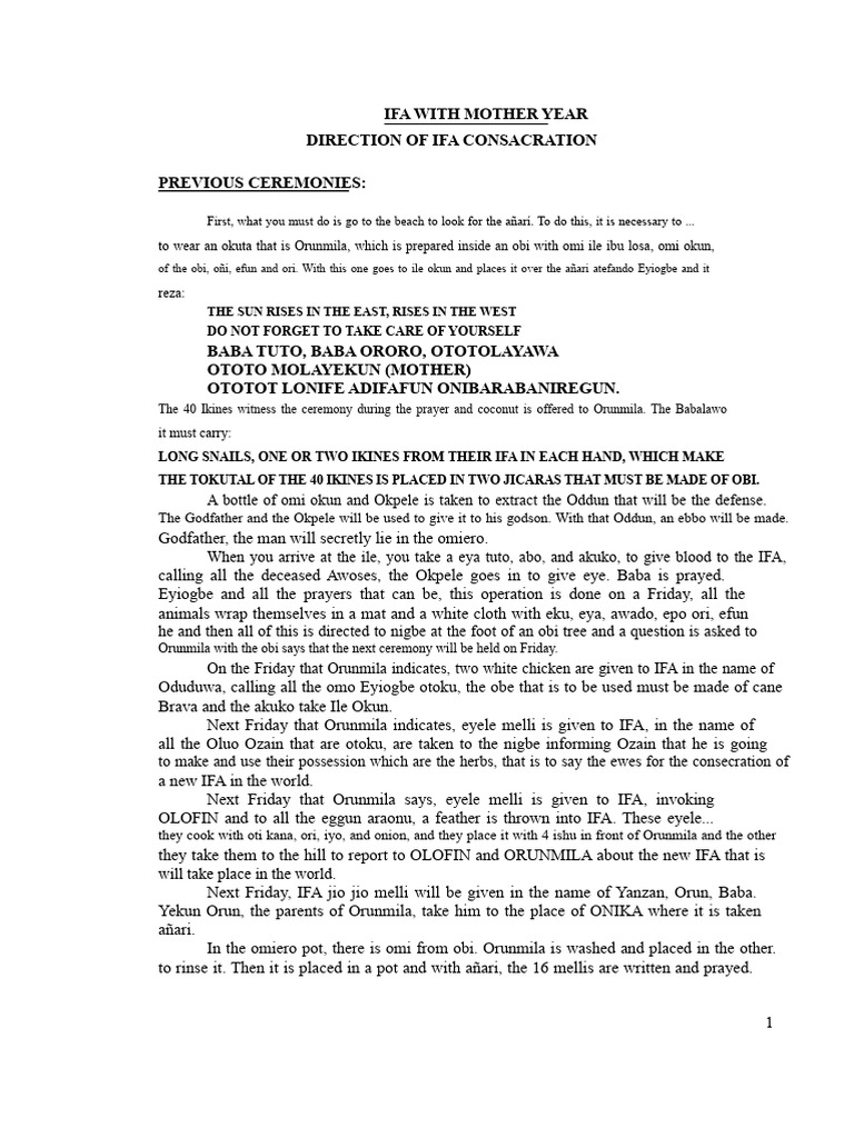 Address of IFA | PDF