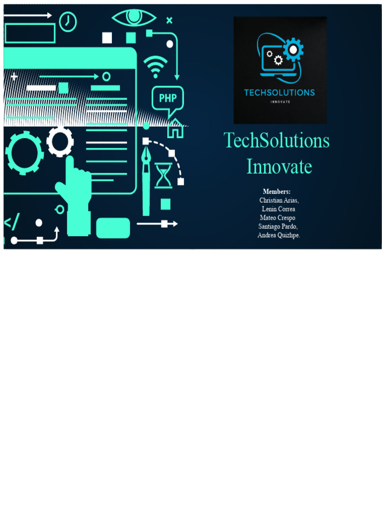 TechSolutions Innovate | PDF | Software Development | Software