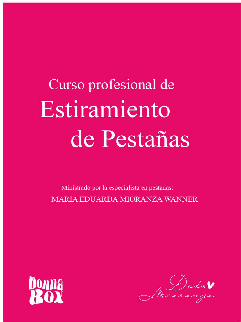 Curso Profesional de Extensión de Pestañas | PDF