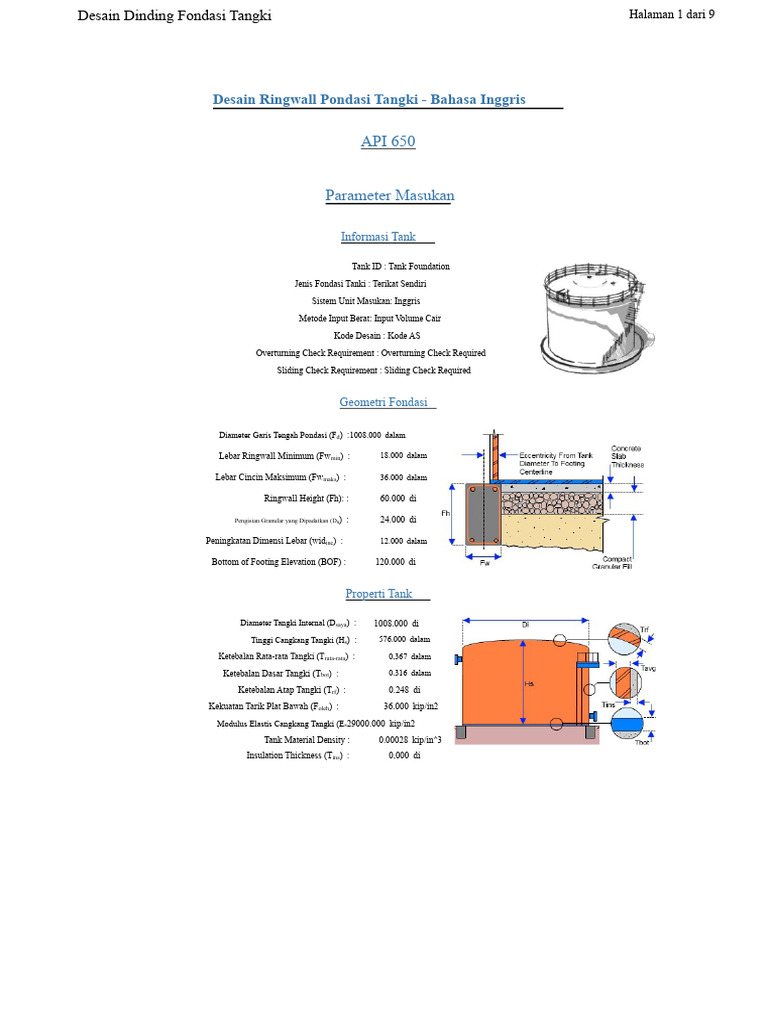Tangki Dengan Perbaikan | PDF