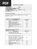 Cashier Closing Procedures Checklist | PDF | Cash
