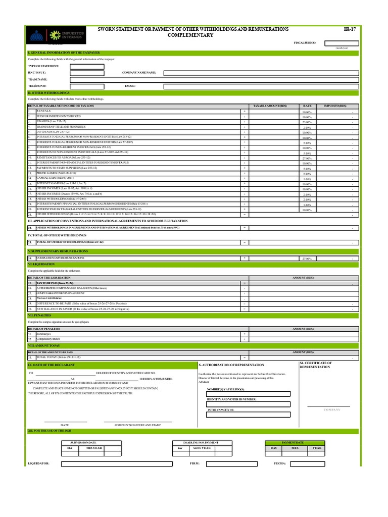 IR-17-Since September 2023 | PDF | Taxes | Double Taxation