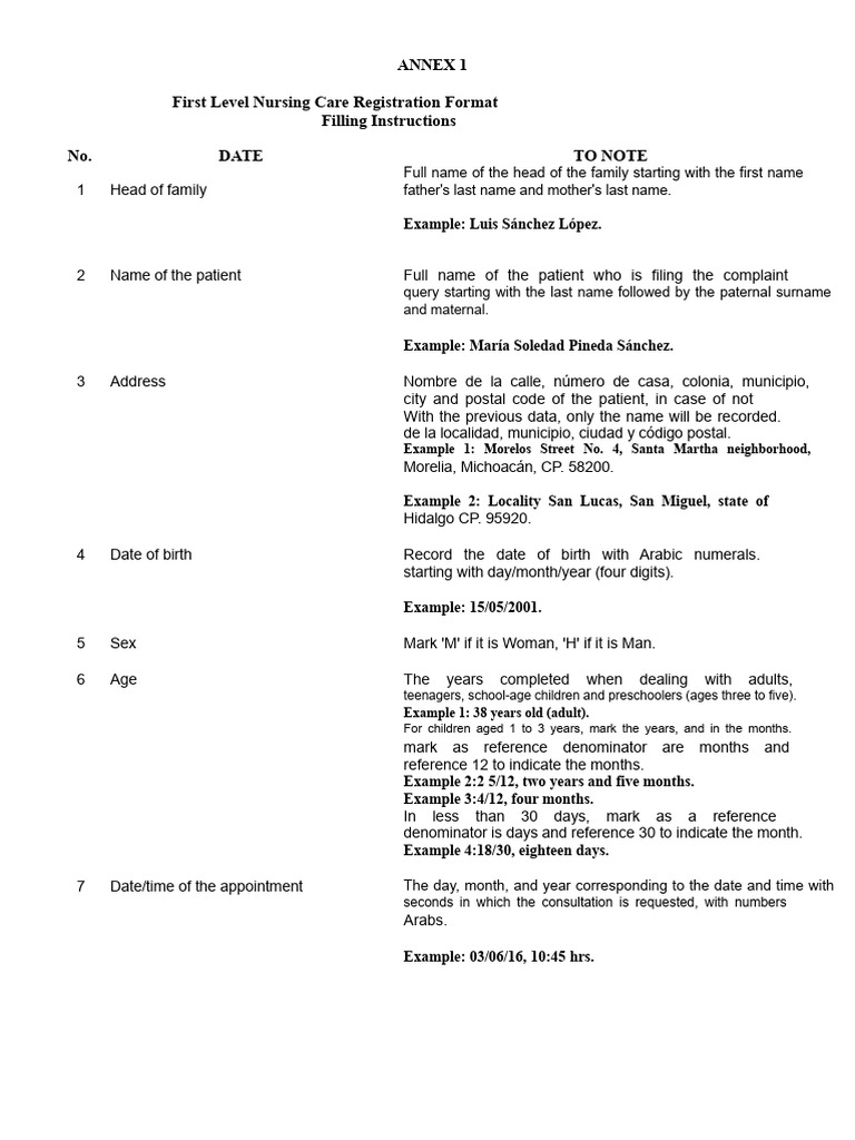 Nursing Care Registration Guide | PDF | Blood Pressure | Health Sciences