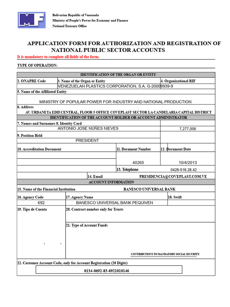 Application Form of Code Ont 01462019 | PDF | Identity Document