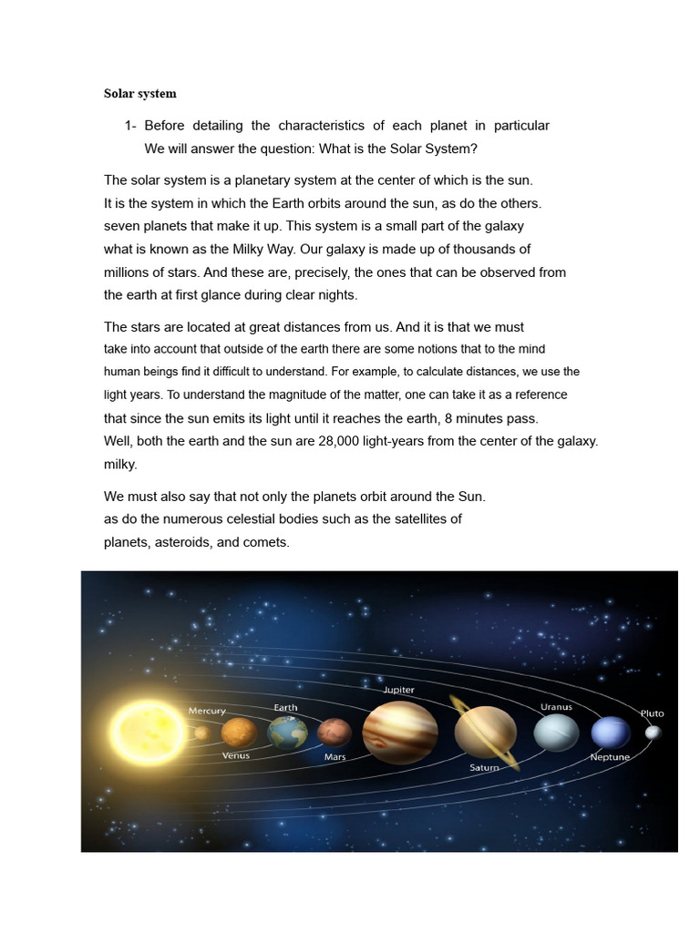 Overview of the Solar System Planets | PDF | Planets | Neptune