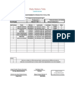 Tarjeta de Lubricacion - Jorge - Antonio de Jesus