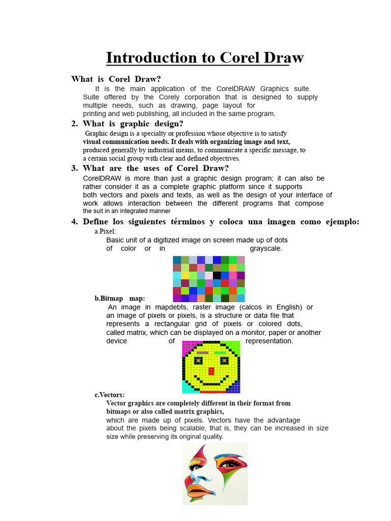 Corel Draw: A Graphic Design Overview | PDF