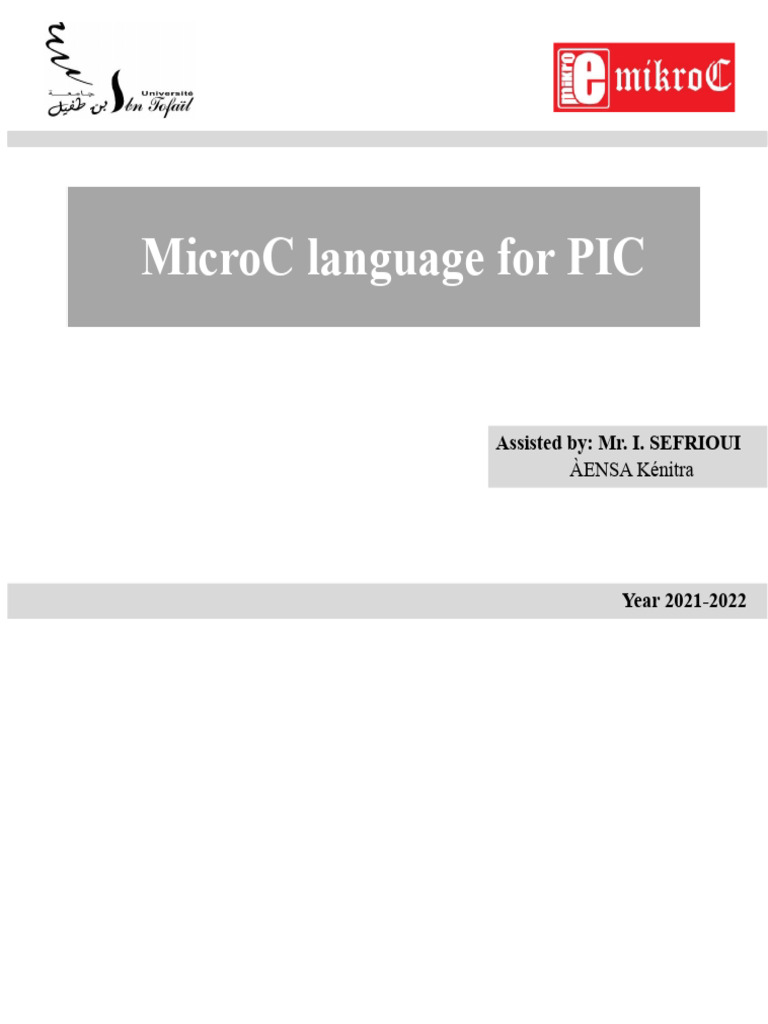 MikroC Programming for PIC Microcontrollers | PDF | Pointer (Computer ...