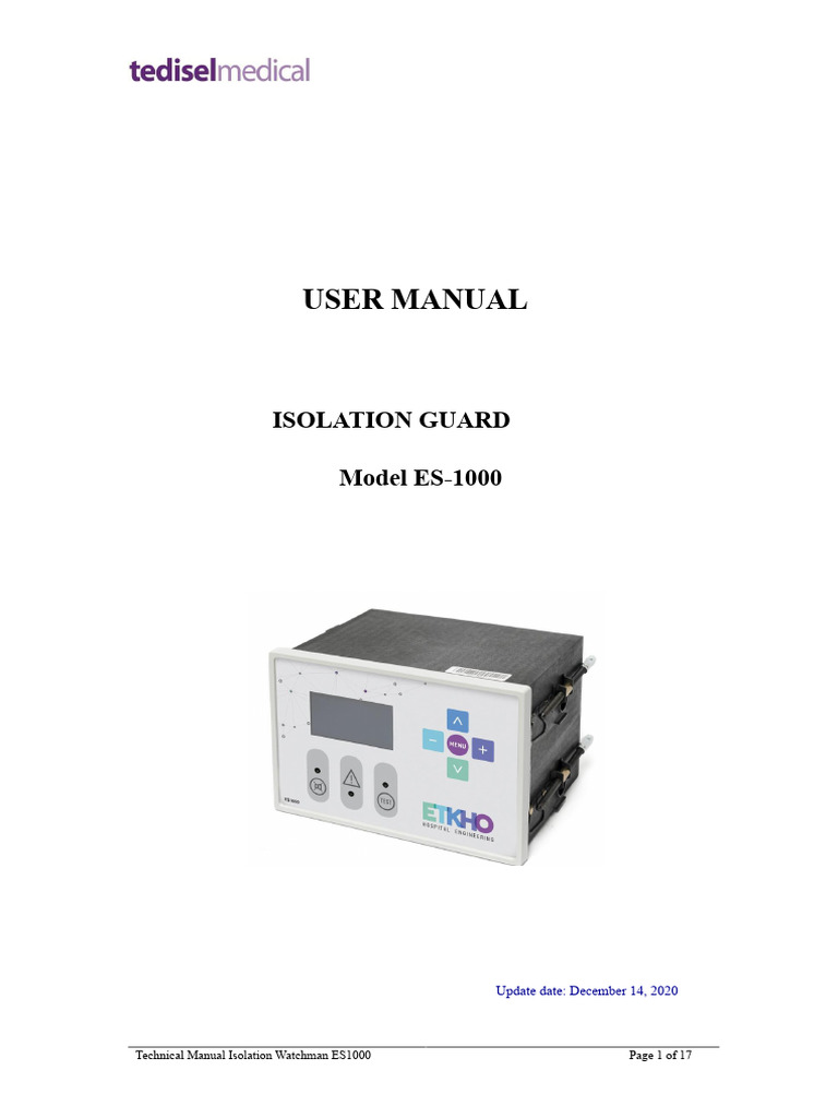 User Manual Surveillance Isolation ES1000 | PDF | Light Emitting Diode ...