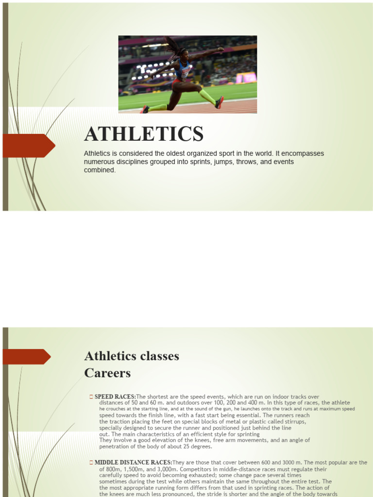 Athletics | PDF | Track And Field | Running