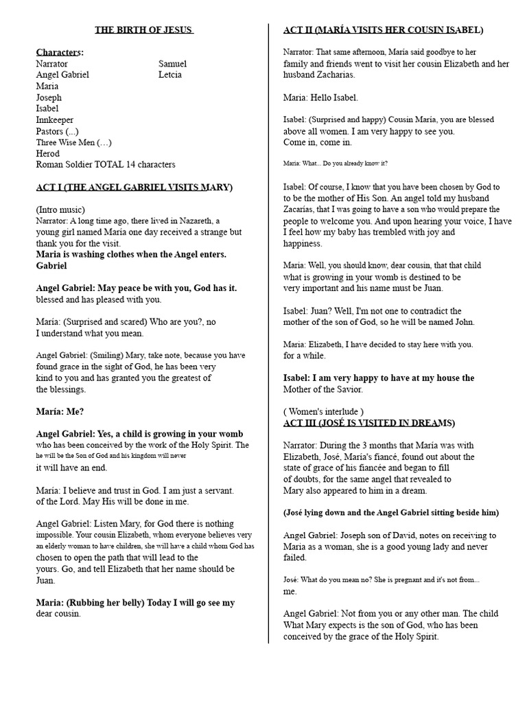 The Nativity Story: Mary and Joseph's Journey | PDF | Mary, Mother Of ...