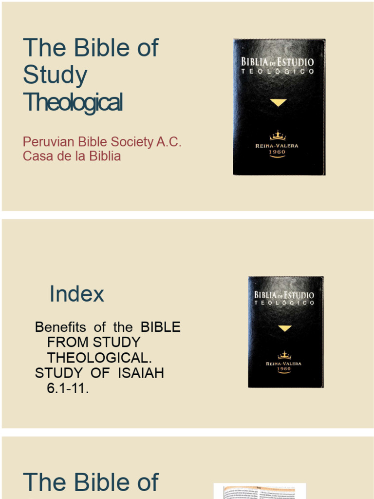 Theological Study Bible Insights | PDF | Bible | Religious Texts