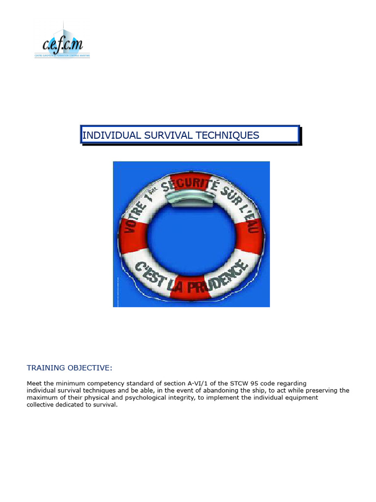 Individual Survival Techniques | PDF | Stress (Biology) | Heat Transfer