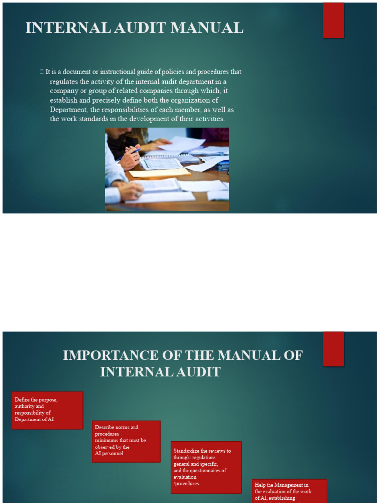 Internal Audit Manual | PDF | Internal Audit | Audit