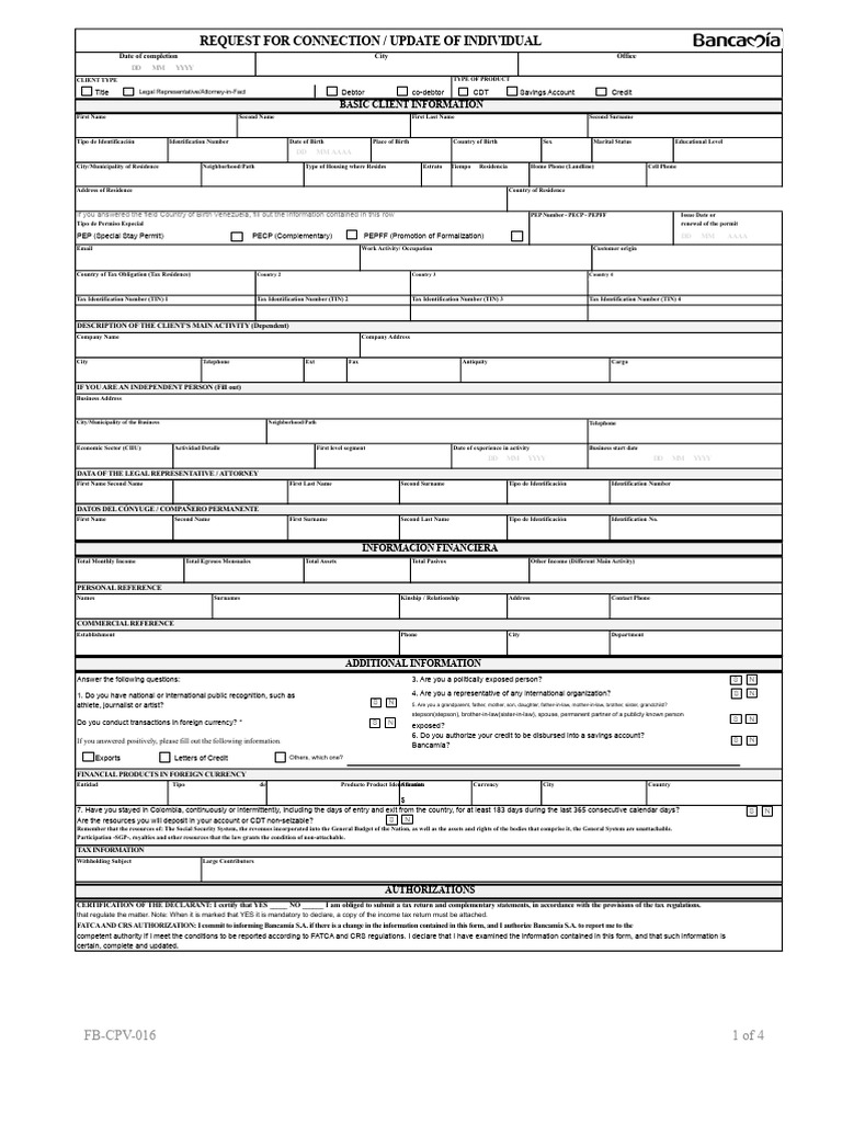 Client Information Update Form | PDF | Banks | Insurance